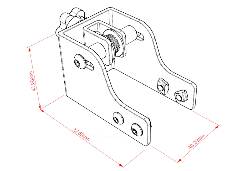 40x40 Sigma Profil Kayış Gerdirici Görseli