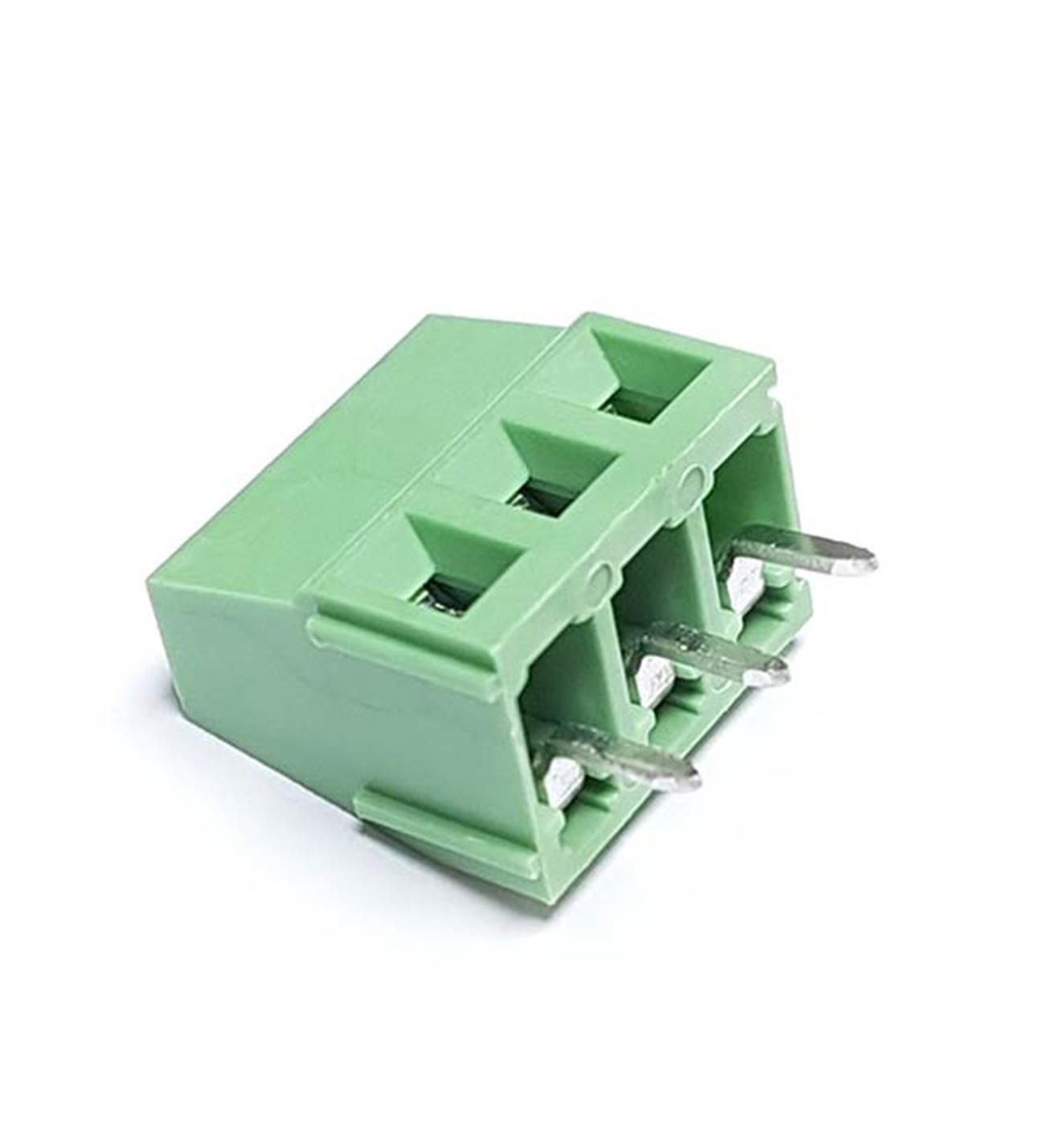 3 Pin Yeşil Klemens