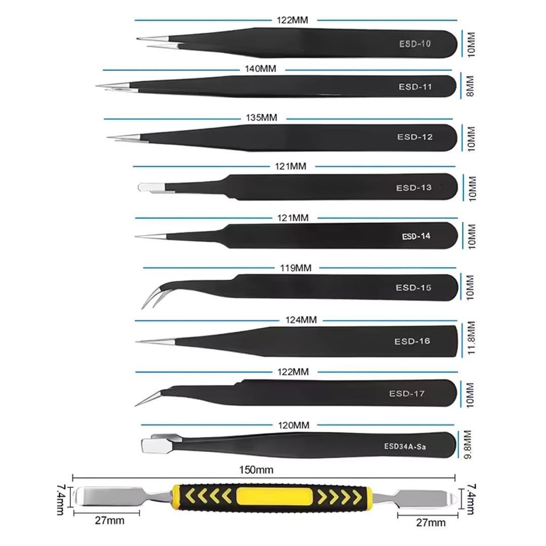 10 Parça Cımbız Tamir Seti