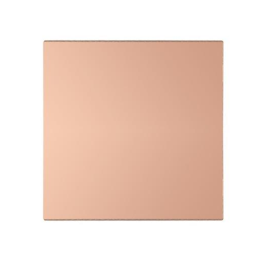 10x10cm Bakır Plaket Görseli